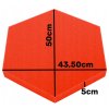 Akustický panel Hexagon 50x50cm, hrubka 5cm, červený (9)
