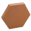 Akustický panel Hexagon 50x50cm, hrubka 5cm, hnedý (11)