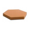 Akustický panel Hexagon 50x50cm, hrubka 5cm, hnedý (13)