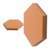 Akustický panel Hexagon 50x50cm, hrubka 5cm, hnedý (4)