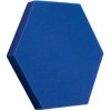 Akustický panel Hexagon 50x50cm, hrubka 5cm, modrý (4)