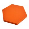 Akustický panel Hexagon 50x50cm, hrubka 5cm, oranžový (2)