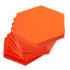 Akustický panel Hexagon 50x50cm, hrubka 5cm, oranžový (5)