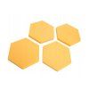 Akustický panel Hexagon 50x50cm, hrubka 5cm, žltý (1)
