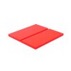 Akustický panel Obdĺžniky 50x50cm, hrúbka 3cm, červený (9)