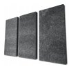 Akustický panel polyester 50x100cm, hrúbka 5cm, šedý (10)
