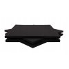 Akustický panel polyester 50x50cm, hrúbka 2cm, čierny (8)