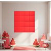 Akustický panel trapéz 50x50cm, hrúbka 5cm, červený (6)