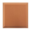 Akustický panel trapéz 50x50cm, hrúbka 5cm, hnedý (6)