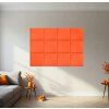 Akustický panel trapéz 50x50cm, hrúbka 5cm, oranžový (6)