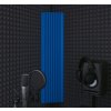 Basová akustická pasca, hranatá, 100x28cm, modrá (7)