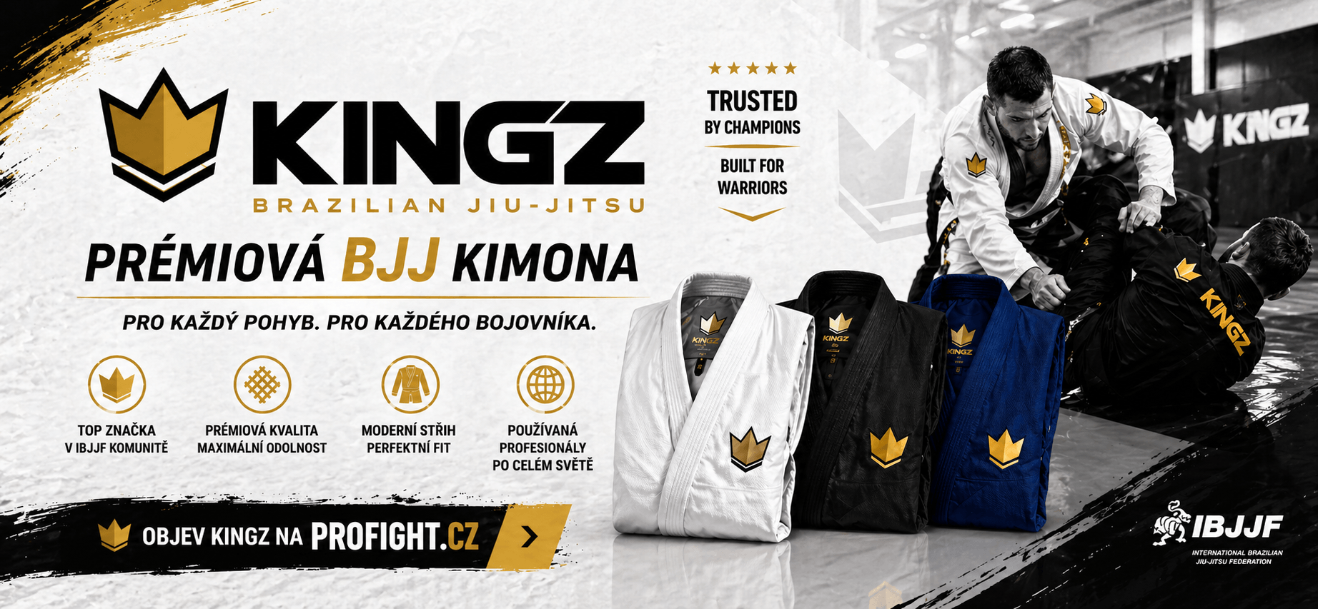 Kingz – značka, která dává smysl, když to s BJJ myslíš vážně