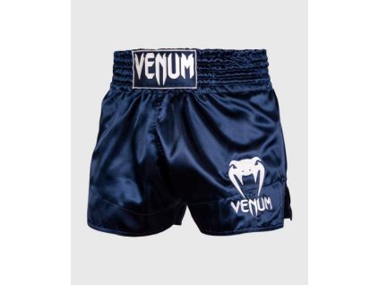 short muay thai classic navyblue white hd 01 1