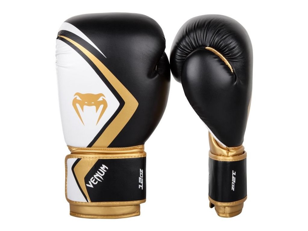 Venum Boxerské rukavice VENUM "Contender 2.0", biela/zlatá