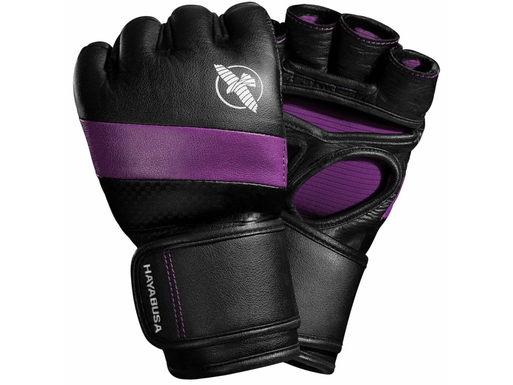Hayabusa MMA rukavice HAYABUSA "T3 MMA" 4oz, čierno/fialová