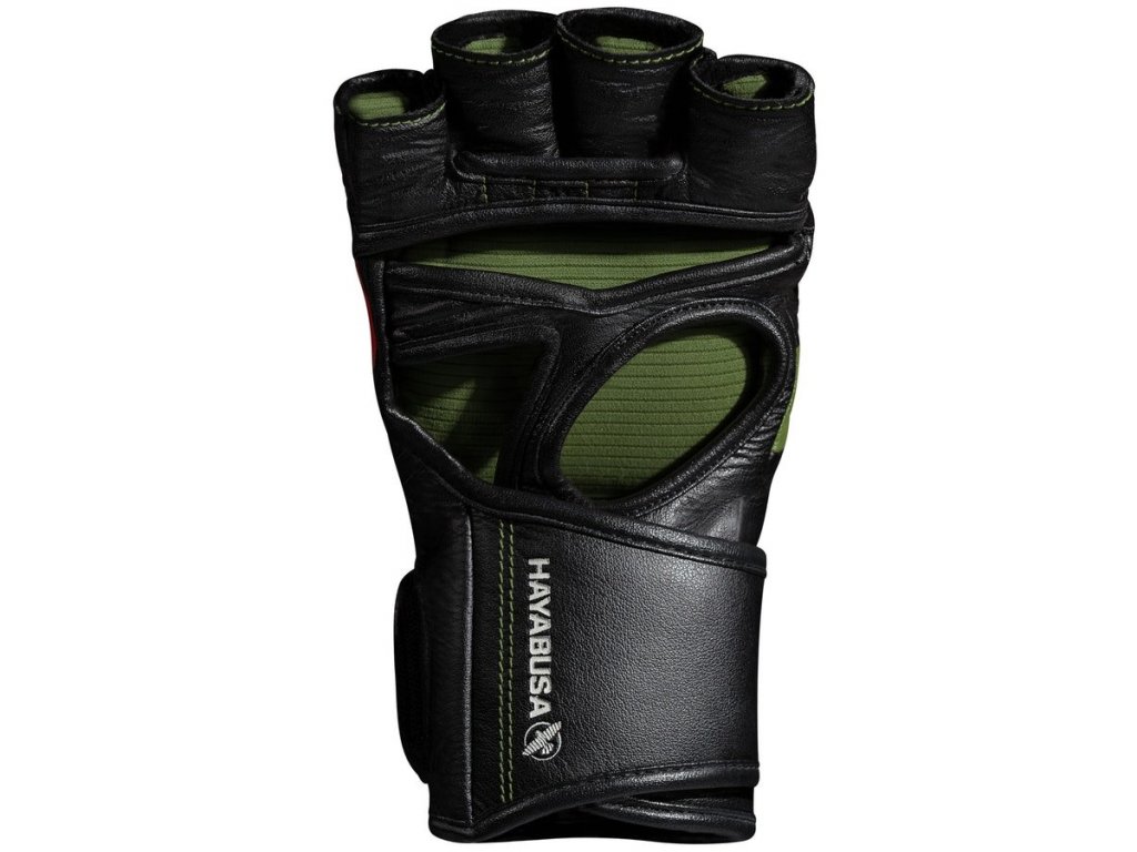 Hayabusa MMA rukavice "T3 MMA" 4oz, čierno/zelená - ProFighters