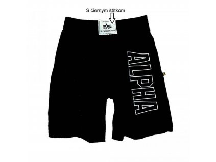 Alpha Industries Šortky ALPHA INDUSTRIES TRACK SHORT, černé