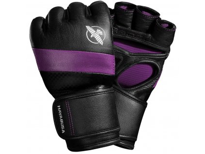 Hayabusa MMA rukavice HAYABUSA "T3 MMA" 4oz, černo/fialová