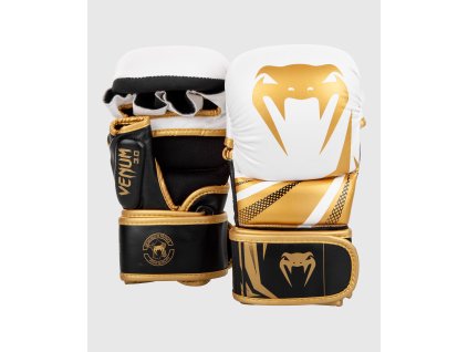 VENUM MMA SPARINGOVE RUKAVICE SPARRING GLOVES CHALLENGER3.0 WHITE GOLD HD 01 337d