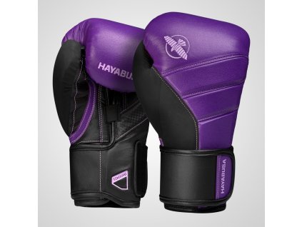 Hayabusa Boxerské rukavice HAYABUSA "T3", černá/fialová