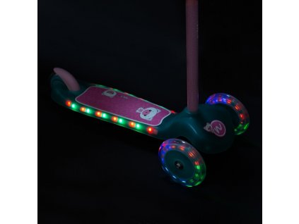 Detská kolobežka NILS Fun HLB001 LED tyrkysová