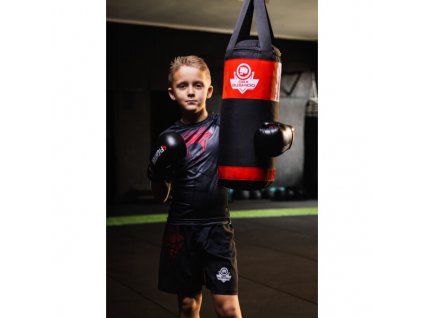 Boxovacie vrece DBX BUSHIDO Kids 60cm/22cm 7kg pre deti, červené