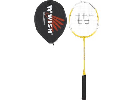 Bedmintonová raketa WISH Alumtec 215 žltá