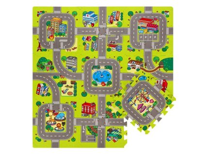 Detská penová puzzle podložka NILS Fun MD02