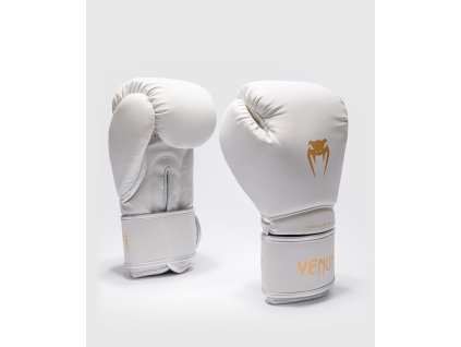 Boxerské rukavice Venum Contender 1.5, slonovinová/zlatá