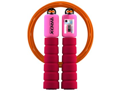 SKIPPING ROPE KIDS PLASTIC ABS PINK-10FT (17590) (Veľkosť Standard Size)