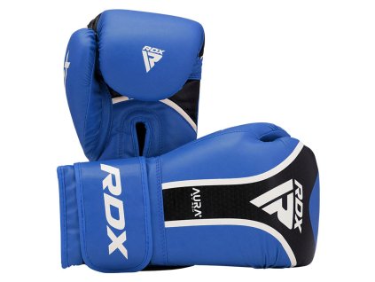 BOXING GLOVE AURA PLUS T-17 BLUE/BLACK-10OZ (Oz 10OZ)