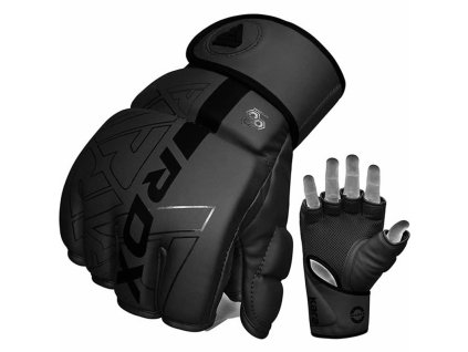 GRAPPLING GLOVES F6 MATTE BLACK-L (Veľkosť L)