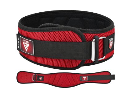 WEIGHT LIFTING BELT EVA CURVE RX4 RED-L (Veľkosť L)