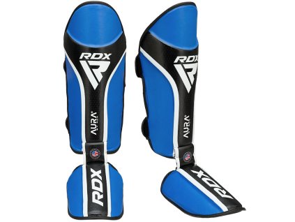 SHIN INSTEP AURA PLUS T-17 BLUE/BLACK-L (Veľkosť L)