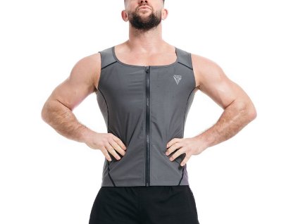 SWEAT VEST MENS M2 GREY-2XL (Veľkosť 2XL)
