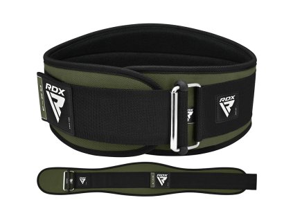 WEIGHT LIFTING BELT EVA CURVE RX3 ARMY GREEN-L (Veľkosť L)