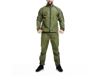 CLOTHING SAUNA SUIT C1 ARMY GREEN-2XL (Veľkosť 2XL)