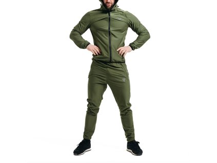 CLOTHING SAUNA SUIT H2 ARMY GREEN PLUS-2XL (Veľkosť 2XL)