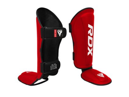 SHIN INSTEP MOLDED KING RED/WHITE-L (Veľkosť L)