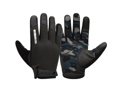 GYM TRAINING GLOVES T2 FULL BLUE-L (Veľkosť L)