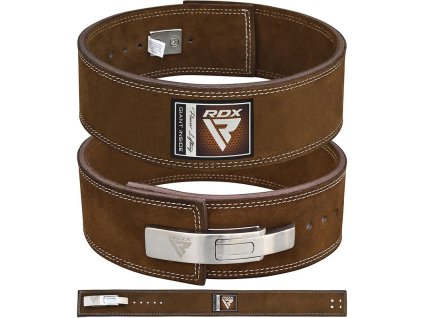 BELT PRO LIVER BUCKLE BROWN LEATHER PLUS-L (Veľkosť L)