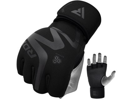 GRAPPLING GLOVE NEOPRENE T15 MATTE BLACK-L (Veľkosť L)