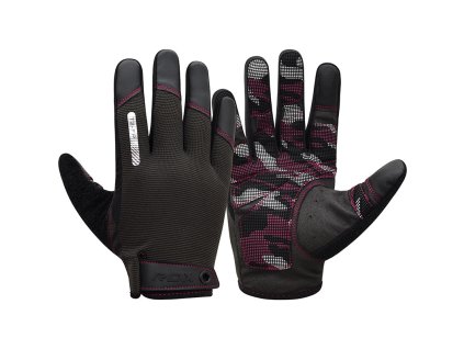 TRÉNINGOVÉ RUKAVICE DO POSILŇOVNE T2 CELÉ RUŽOVÉ (Veľkosť L)