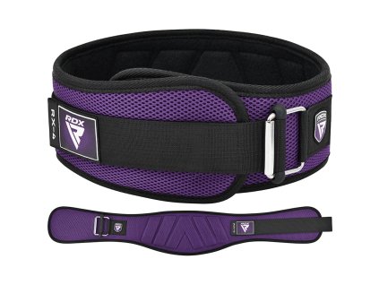 WEIGHT LIFTING BELT EVA CURVE RX4 PURPLE-L (Veľkosť L)