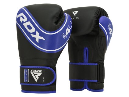 BOXING GLOVE KIDS BLUE/BLACK-4oz (Oz 4oz)