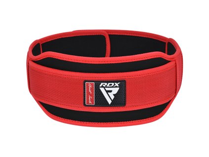 WEIGHT LIFTING DOUBLE BELT RX5 RED-L (Veľkosť L)