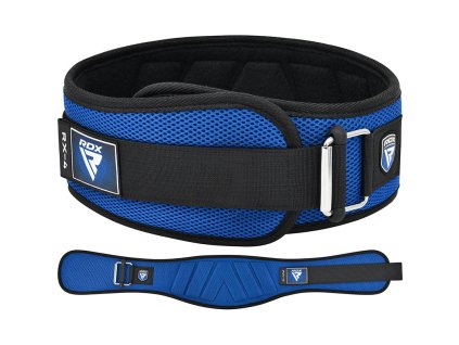 WEIGHT LIFTING BELT EVA CURVE RX4 BLUE-L (Veľkosť L)