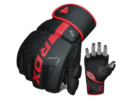 GRAPPLING GLOVES F6 MATTE RED-L (Veľkosť L)