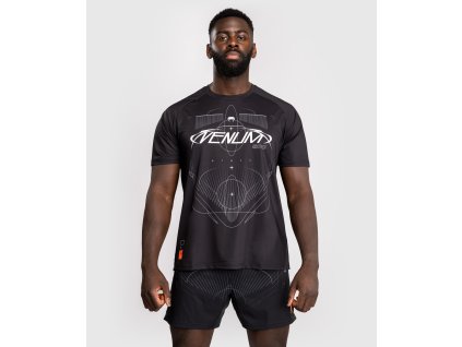 Tričko Venum Eclipse Dry Tech - Strieborná/Čierna (Veľkosť S)