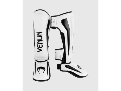 Venum Elite Standup Shinguards - White/Black (Variant M)